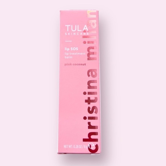 TULA SKINCARE LIP SOS LIP BALM PINK COCONUT FOR CHRISTINA MILLIAN. New - Picture 6 of 7